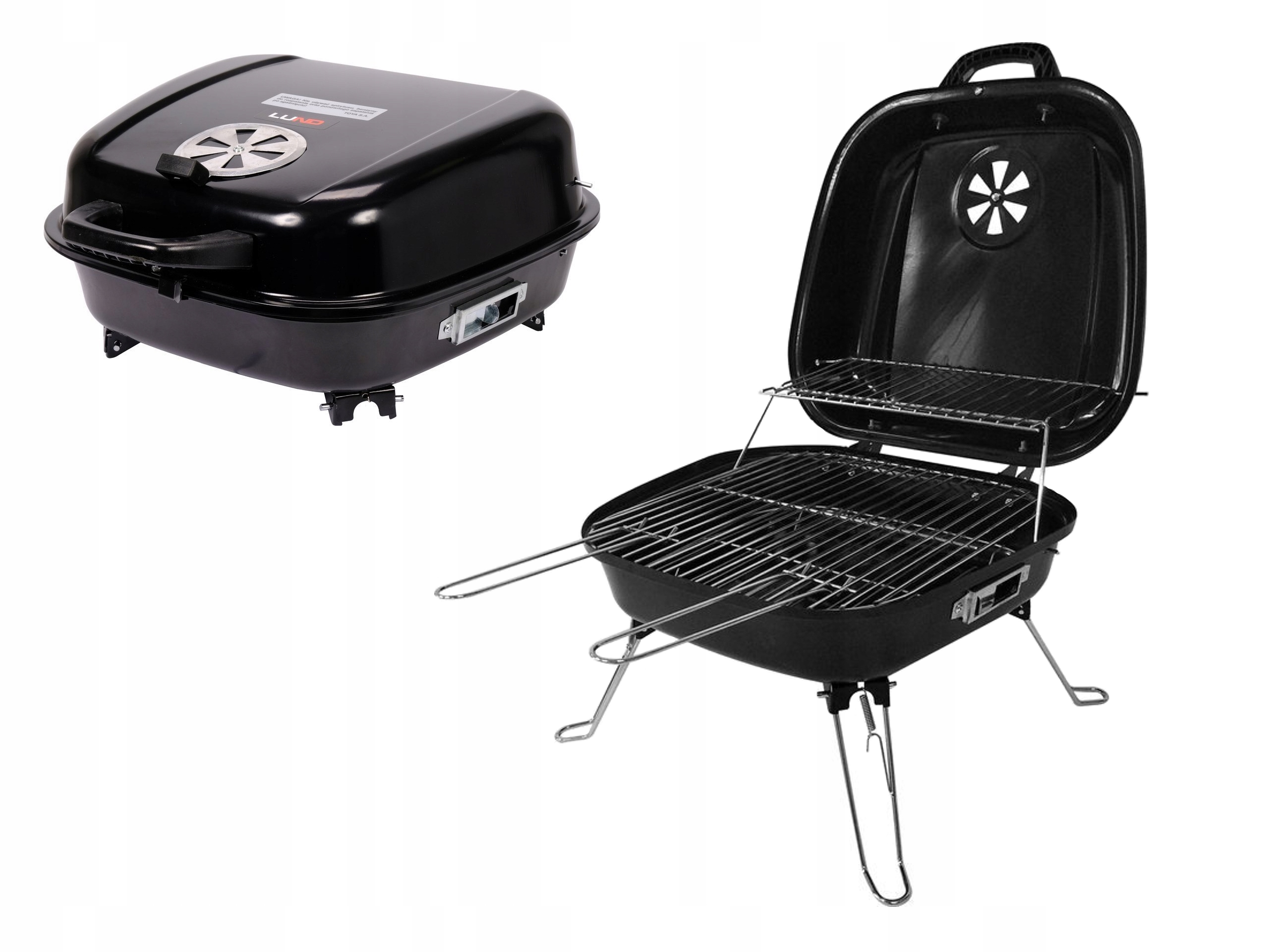 

Grill Ogrodowy Przenośny Składany 33 x 35,5 cm