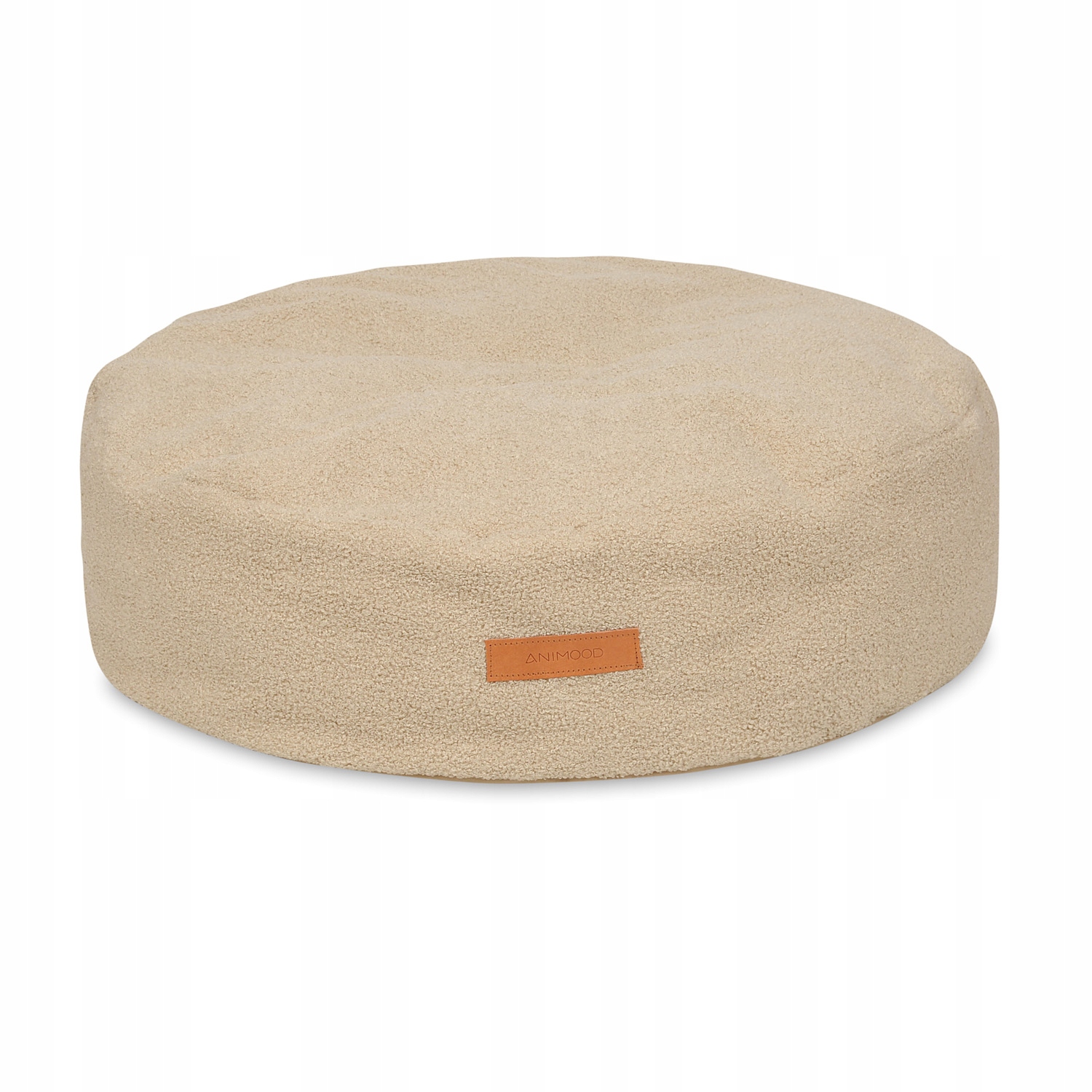 Levně Animood pelíšek taburet Coco 67×67×20cm tmavě béžová