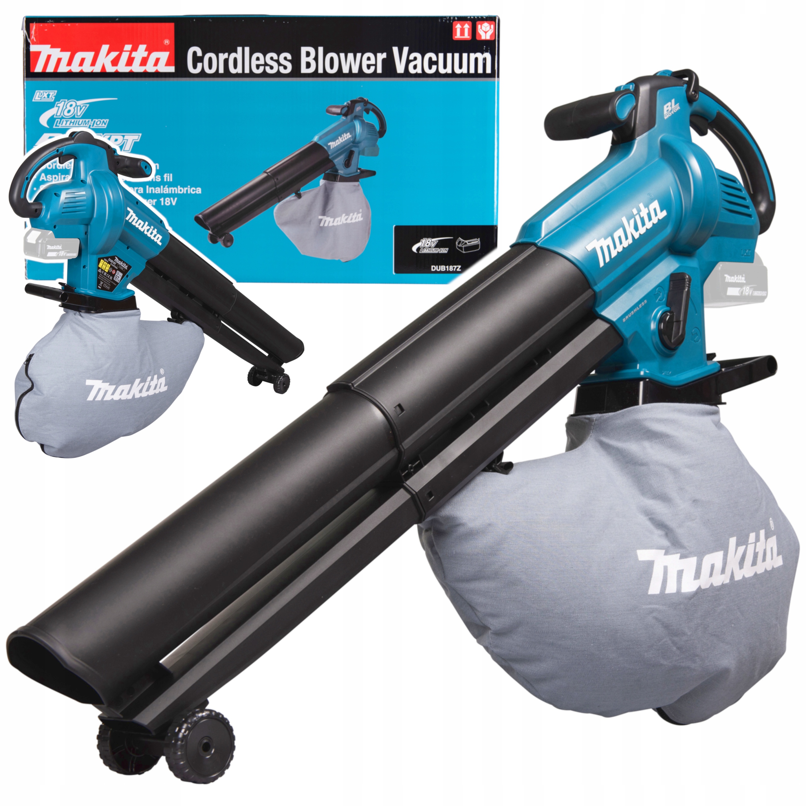 Makita DUB187Z Dmuchawa akumulatorowa Odkurzacz do liści Body 18V Lxt
