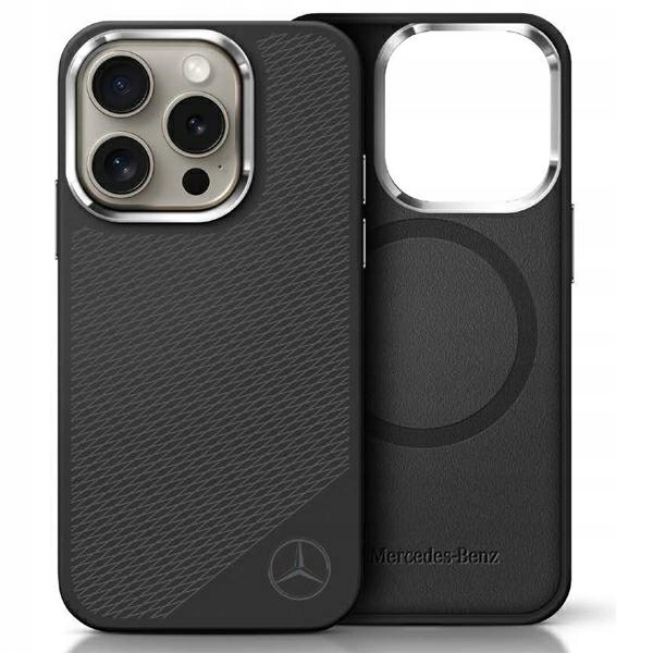 Zadní Kryt Mercedes pro Apple iPhone 16 Pro Max, černý