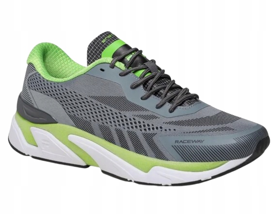 Fila Šedá Pánská Sportovní Obuv Se Zelenými Akcenty, Šněrovací, Velikost 42