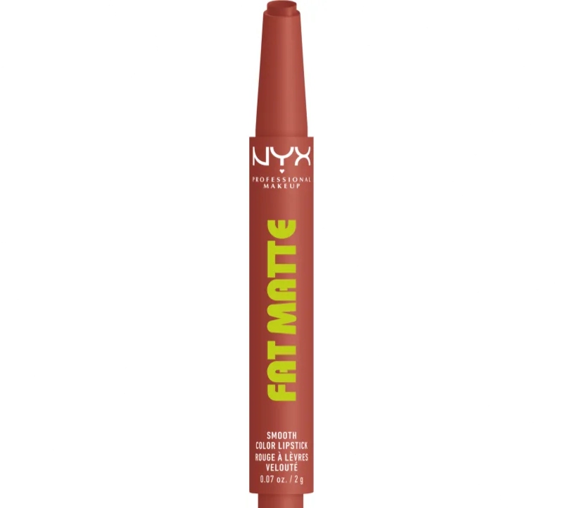 Nyx Professional Makeup Fat Matte balzám na rty s matujícím efektem Rose Ro