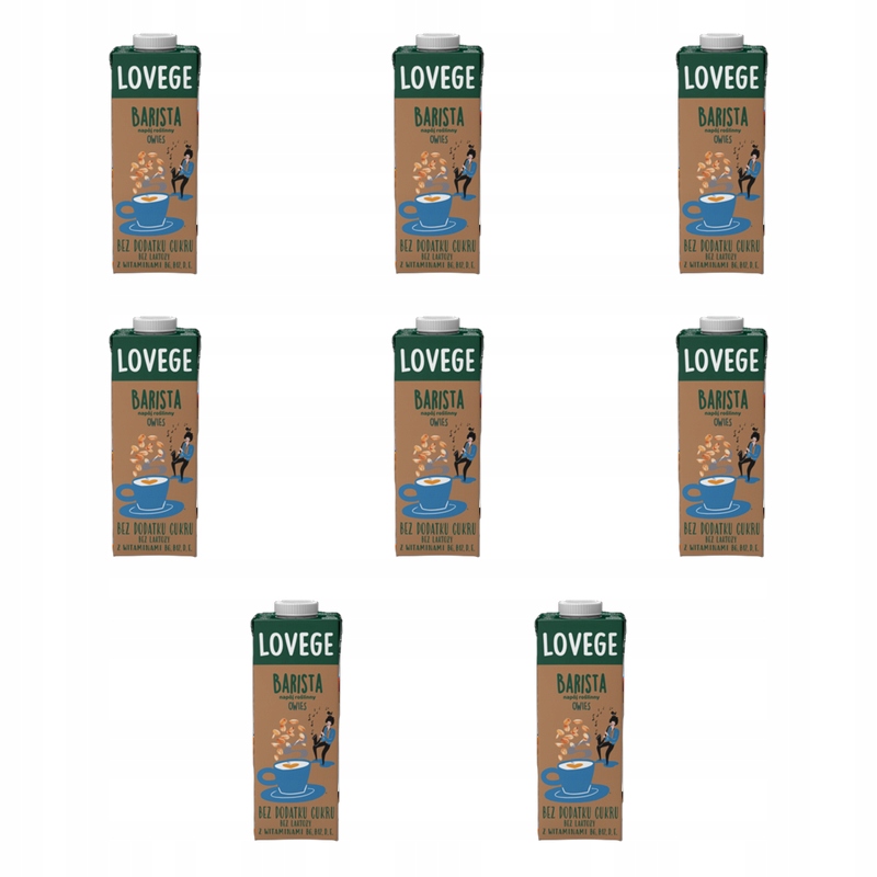 Lovege Ovesný nápoj pro baristy 1 l Sante X8