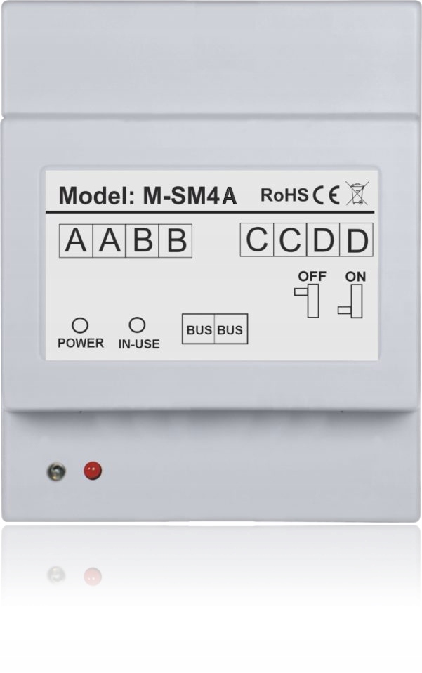 Modul rozdeľovača signálu Vidos Duo M-SM4A