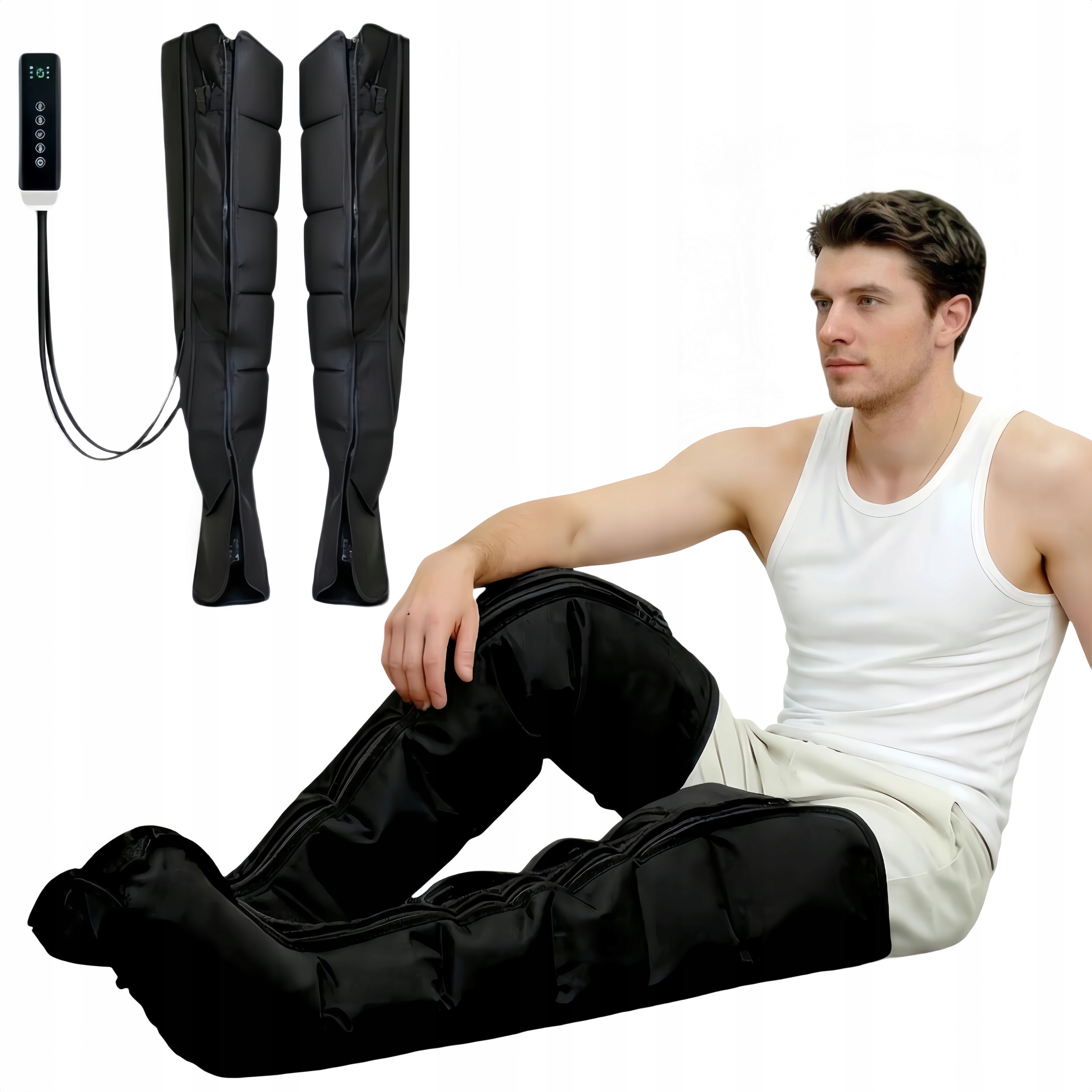 Drenaż Limfatyczny Urządzenie Uciskowe, Masażer Do Nóg Presoterapia 6 Komór