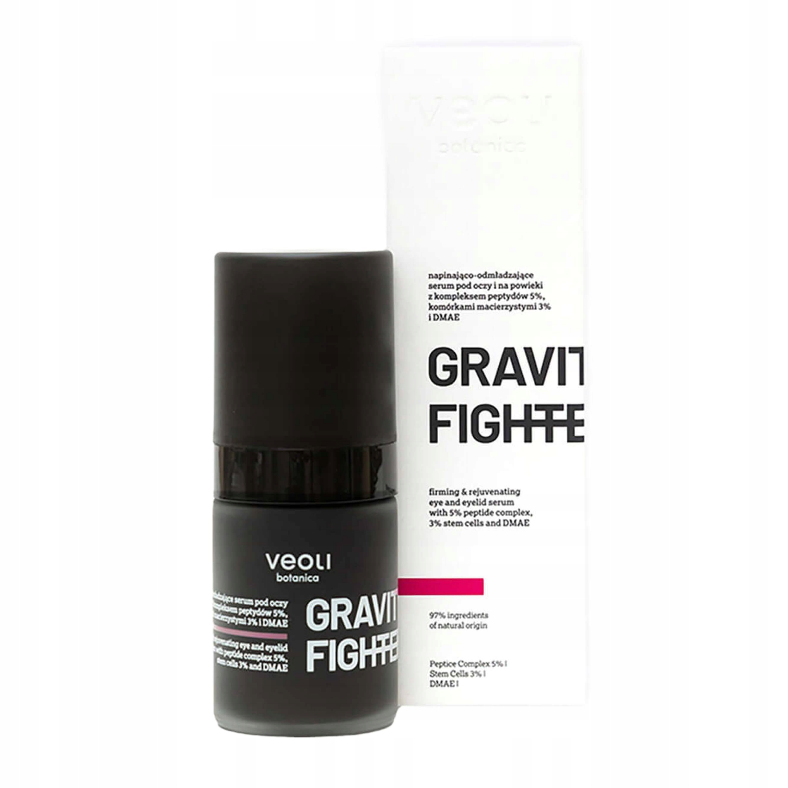 Vypínací a omlazující sérum pod oči Gravity Fighter 15 ml Veoli Botanica