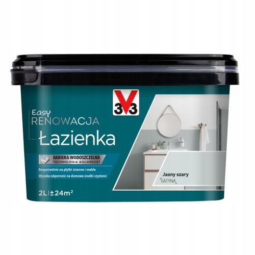 V33 Easy Bathroom Jasny Szary 2l