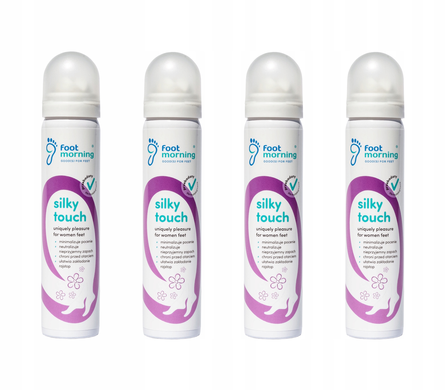 Hedvábí na nohy zabraňující odření Foot Morning Silky Touch 100 ml