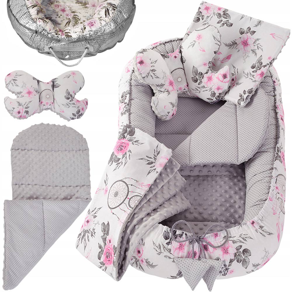 

Babyboom Kokon Niemowlęcy Gniazdo Kojec Zestaw