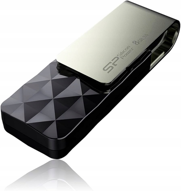 Pendrive Silicon Power Blaze B30 8GB Usb 3.2 Srebrny Stylowy
