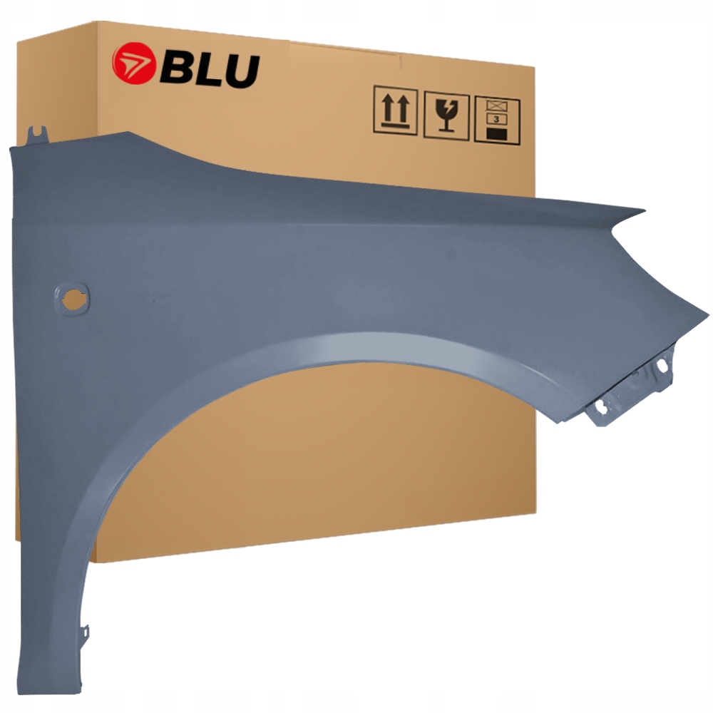 Blu Blatník Škoda Fabia II 2 5J Roomster LF7Y pravý šedý 07-15 přední