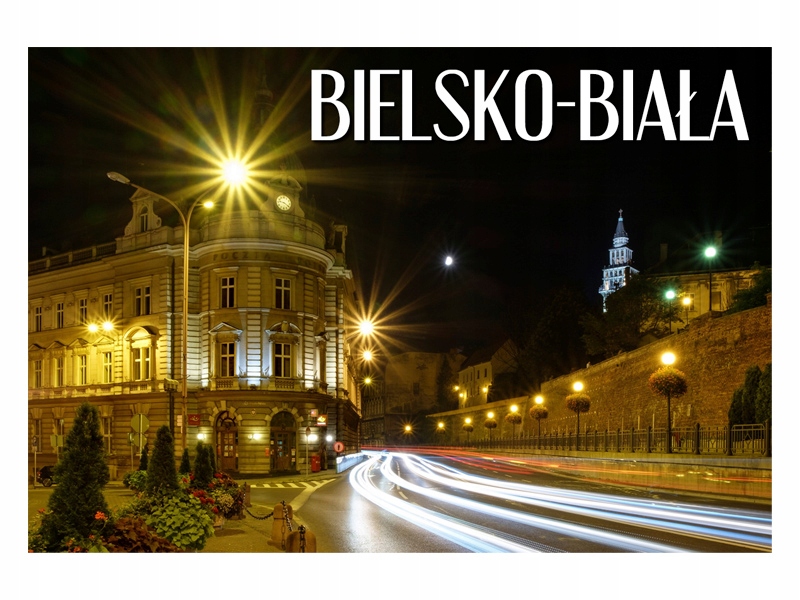 

Bielsko-biała - Centrum - Noc - Magnes na lodówkę