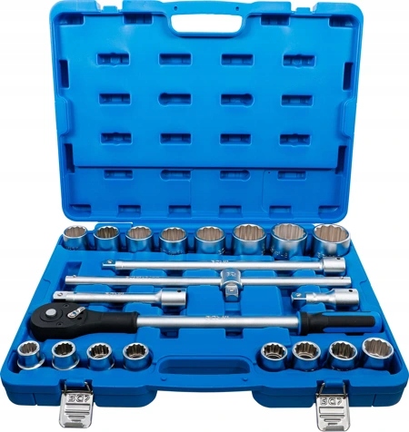 Gola sada 3/4", 12hranné hlavice 19-50 mm, 21 dielov Bgs 1223
