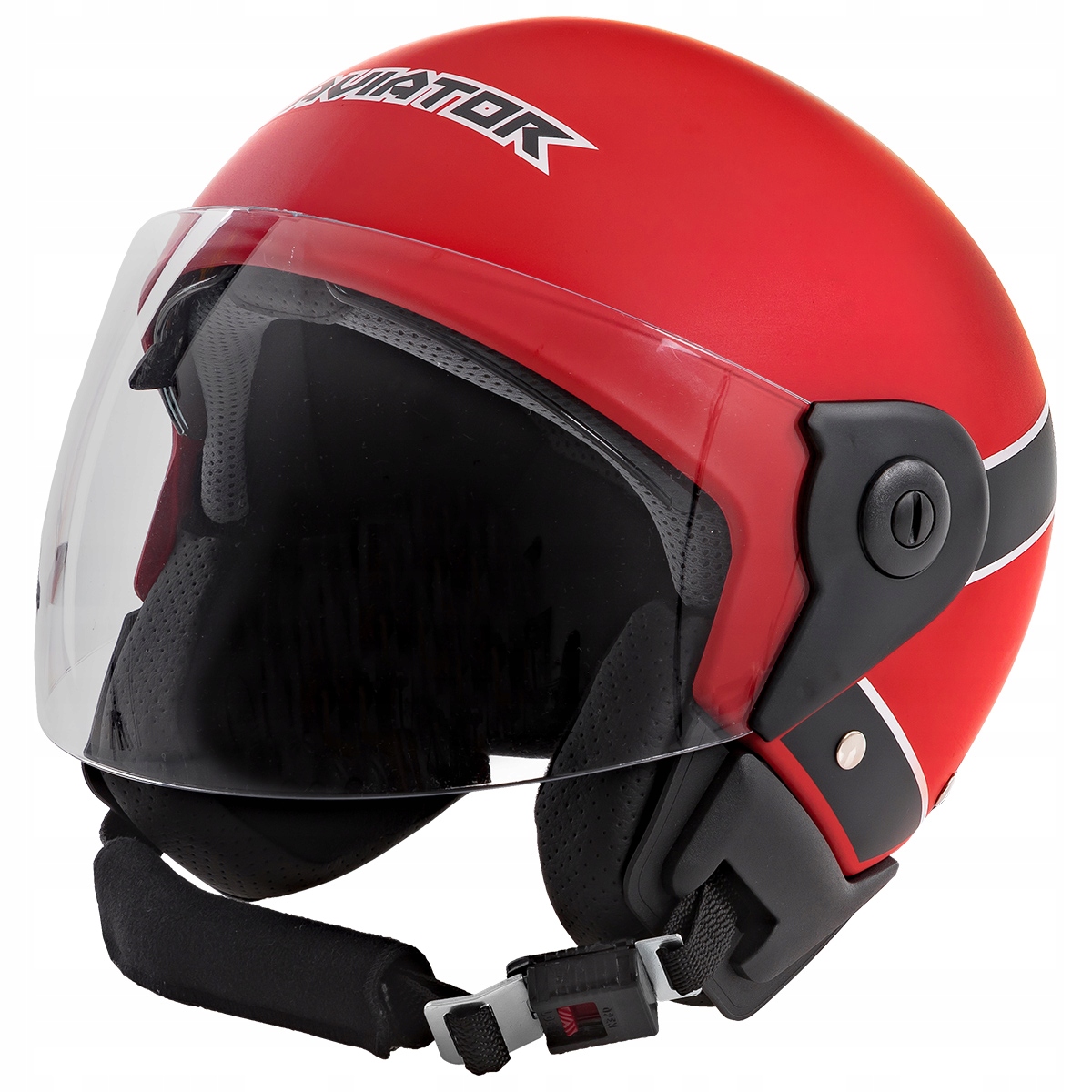 KASK MOTOCYKLOWY OTWARTY MOTOR SKUTER Z SZYBĄ VT M Rozmiar M