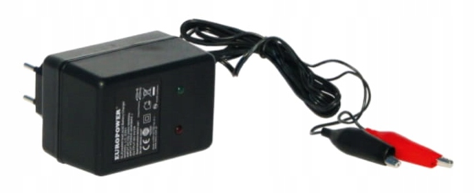 Ładowarka Prostownik Akumulatorów Agm Ołowiowych 12V 0,8A Do 8AH Europower