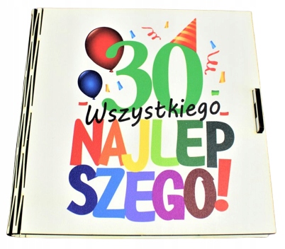 

Kasetka Okazjonalna Dowolna Cyfra Urodzinowa