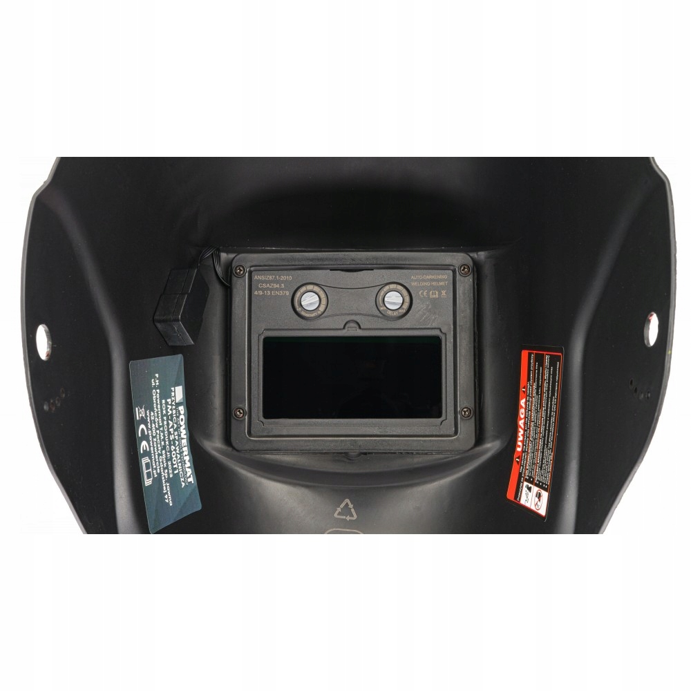 SAMOŚCIEMNIAJĄCA MASKA PRZYŁBICA SPAWALNICZA FILTR AUTOMATYCZNA LCD Klasa optyczna 1/1/1/2