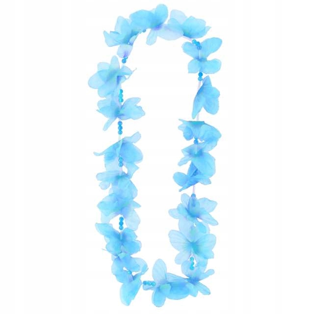 Naszyjnik turkusowy HAWAJSKI MOTYLKI aloha