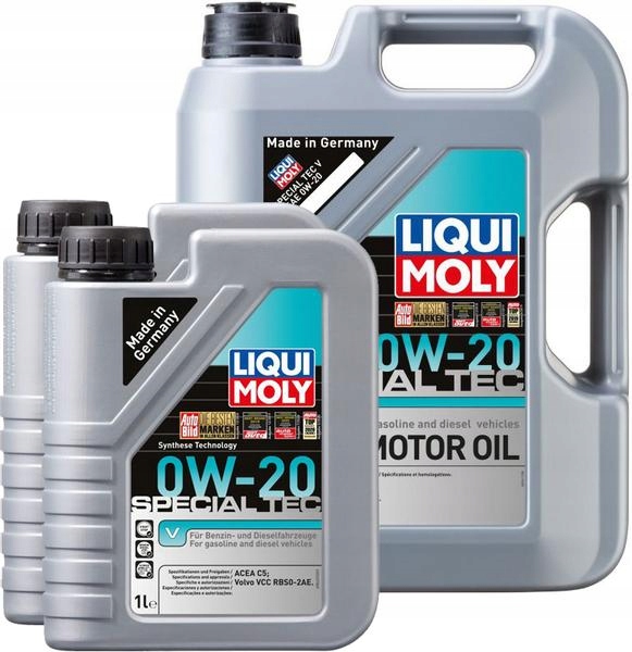 LIQUI MOLY SPECIAL TEC V 0W20 C5 VCC RBS0-2AE 7L Rodzaj syntetyczne