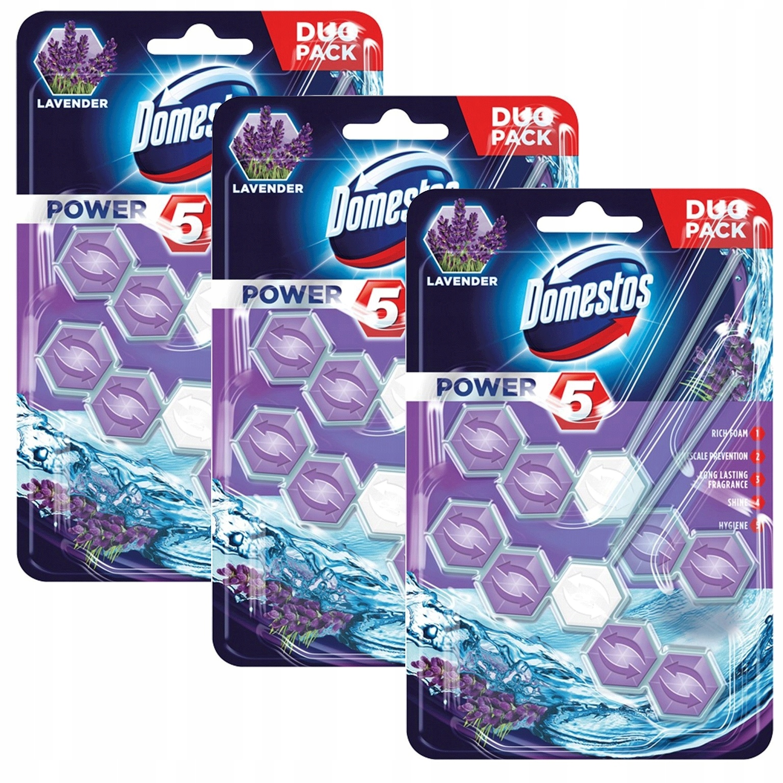 

Domestos Power5 Lavender Kostka Toaletowa Wc 6x55g