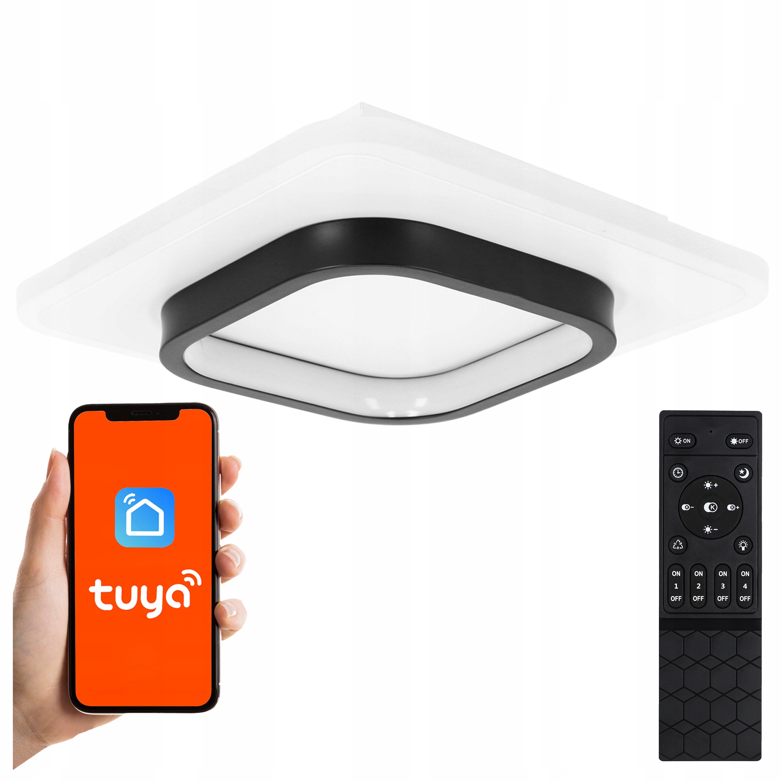 Stropní Led lampa Stropní Svítidlo Nástěnný Moderní aplikace Tuya 48W Dálkový Ovladač