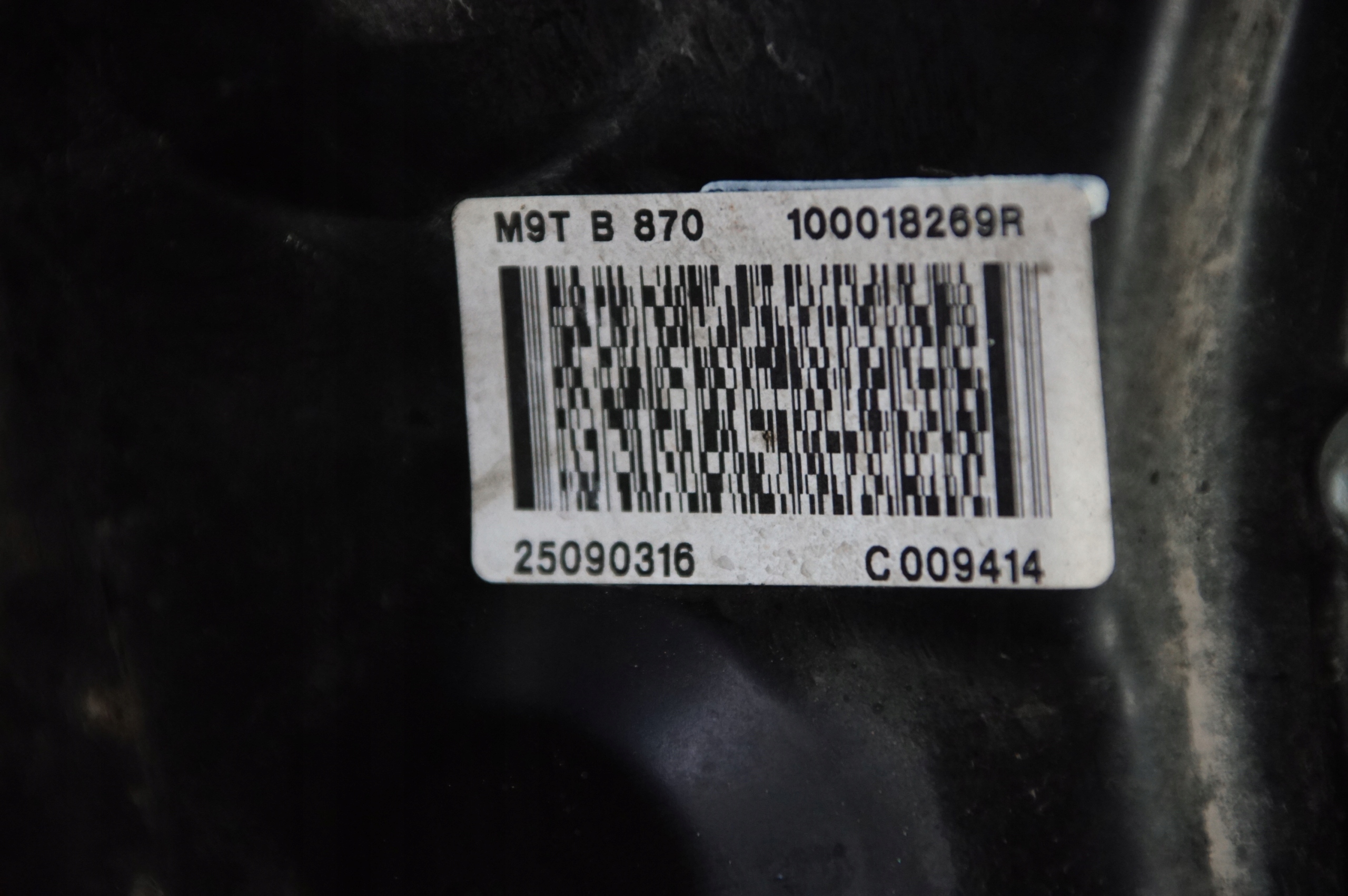 engine pillar M9T 870 M9T870 2.3 DCI 125 KM RENAULT MASTER III