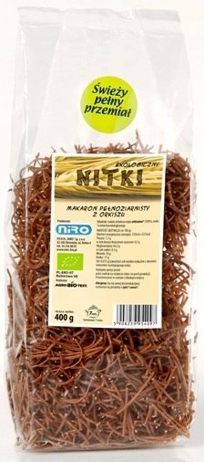 Těstoviny (orkišový Razový) Nudličky Bio 400 g Niro