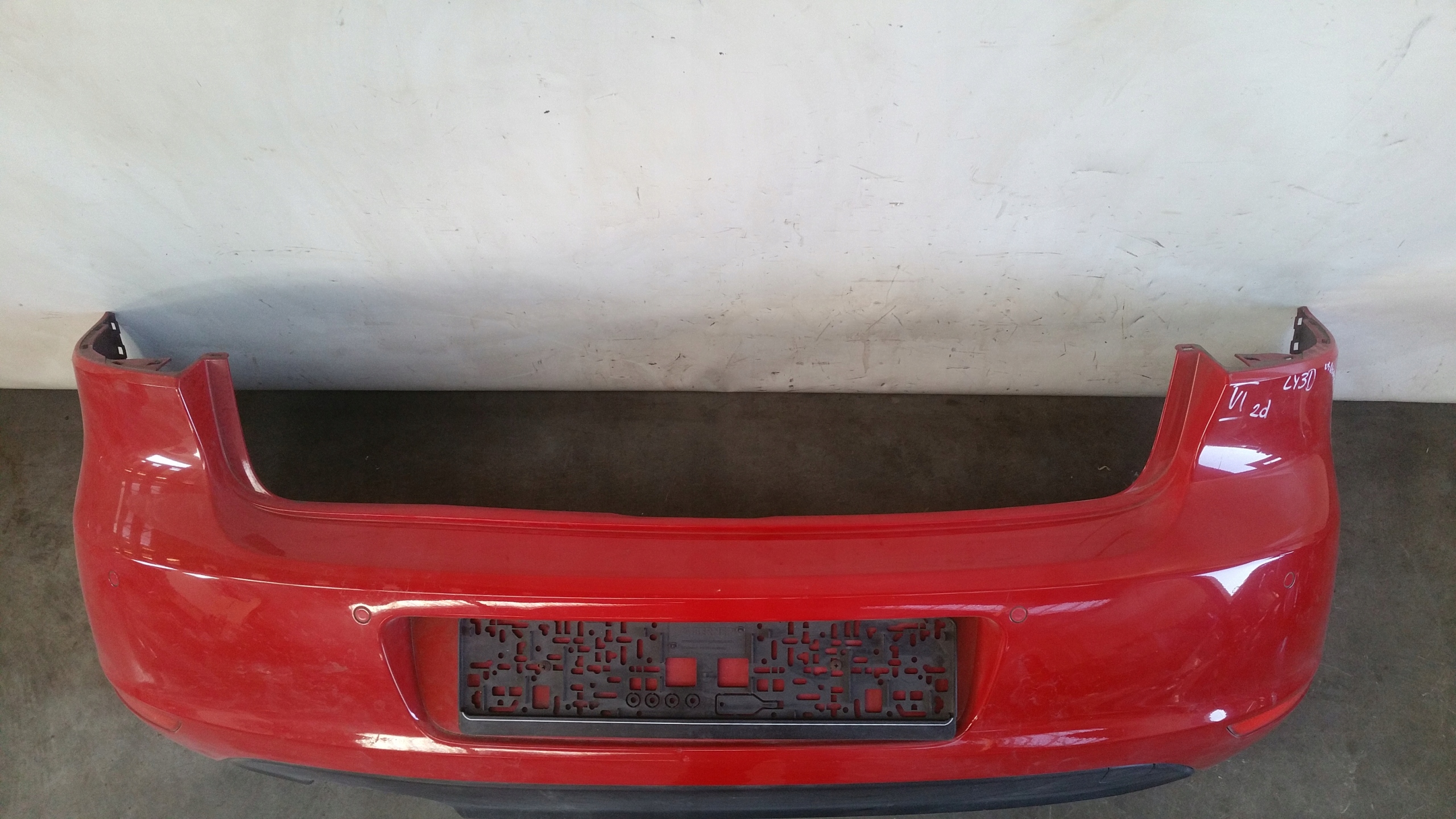 bumper rear part LY3D VW Golf VII