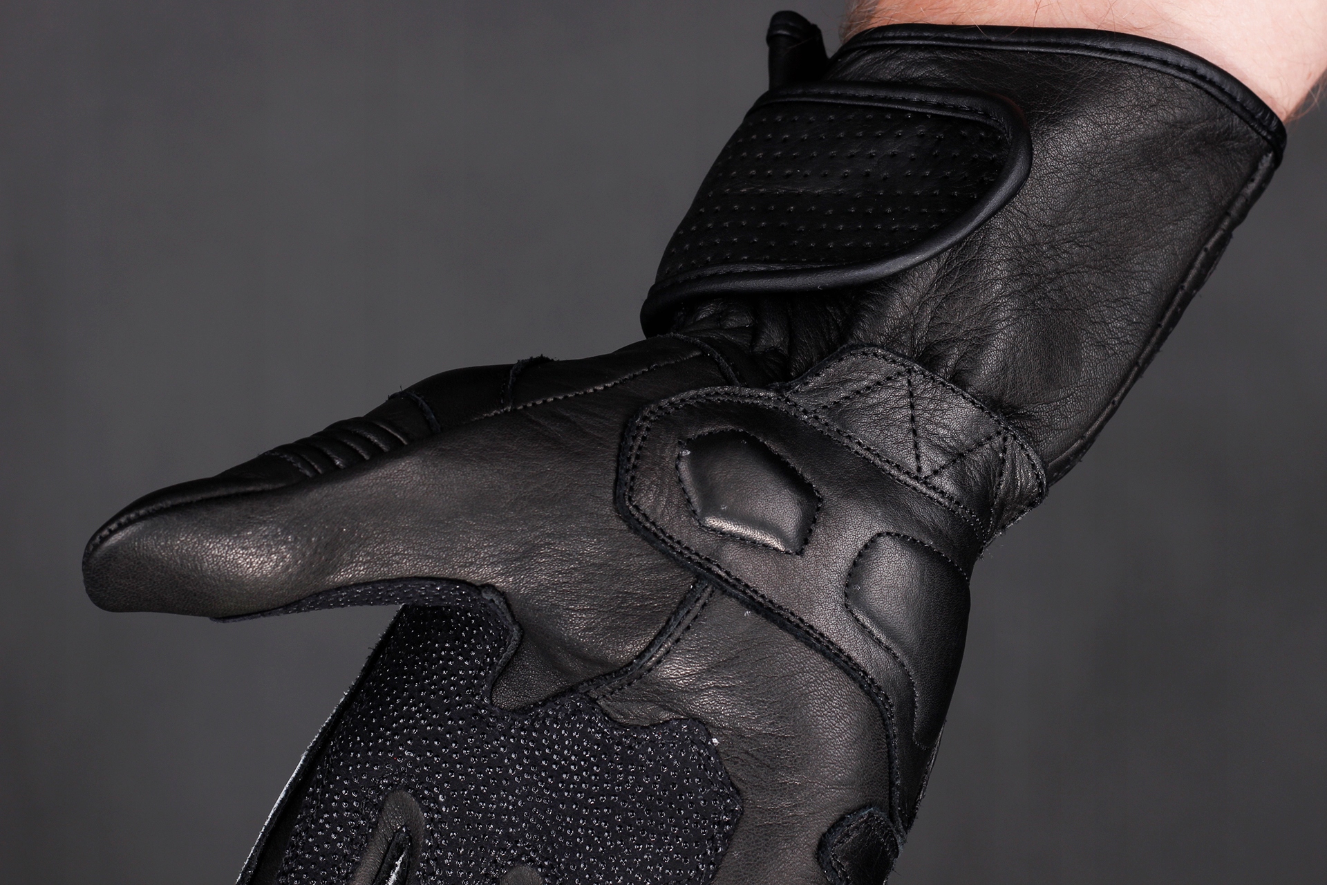 HUSAR ZR RACE fluo SKÓRZANE RĘKAWICE MOTOCYKLOWE Rozmiar M