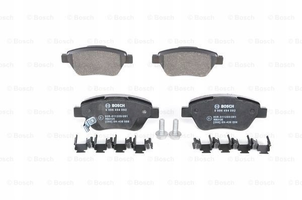 Колодки + тормозные диски передние bosch OPEL CORSA D