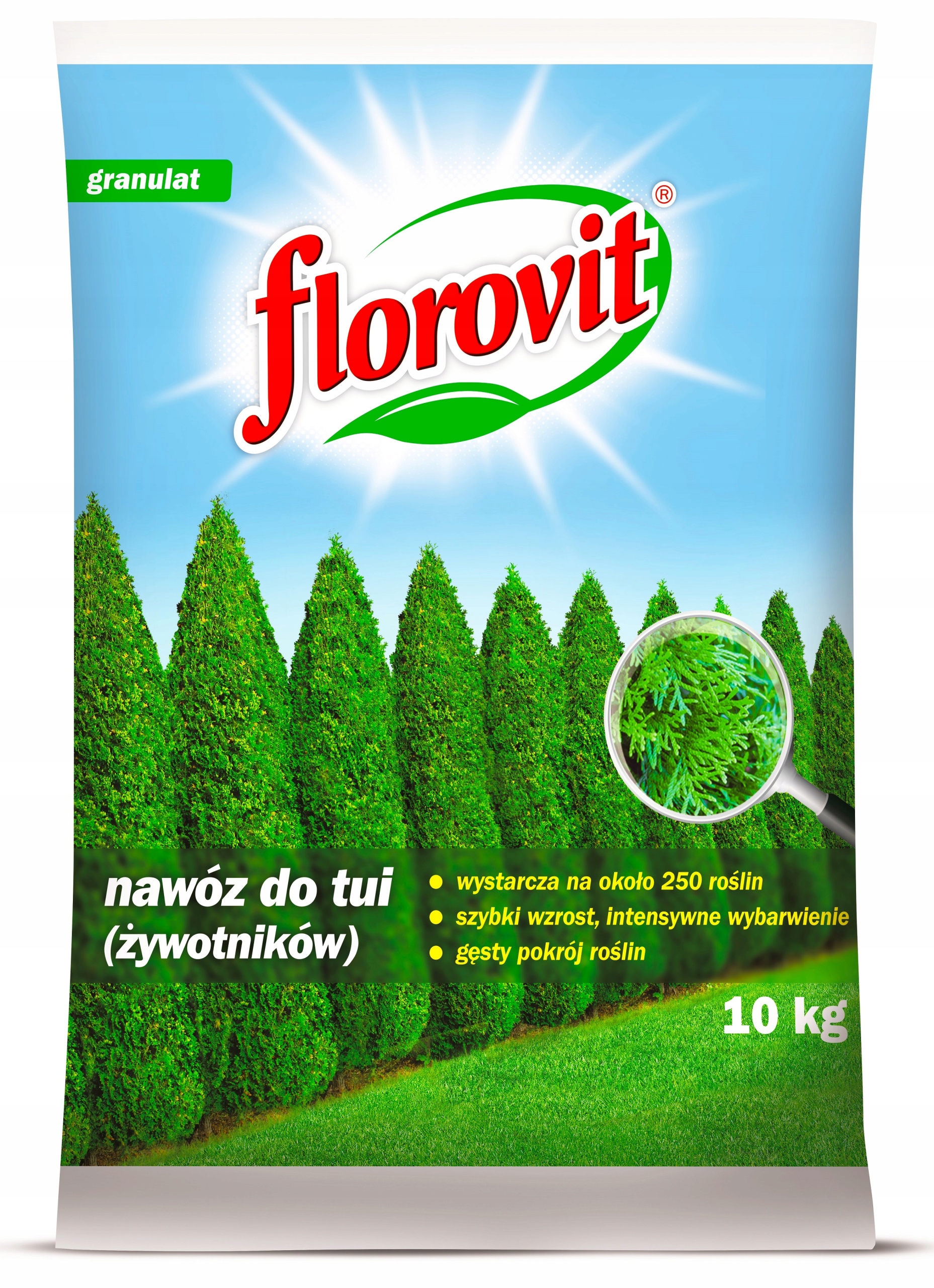 

Nawóz do Tui Żywotników Florovit 10kg tuji iglaków