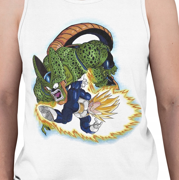 TANK TOP DRAGONBALL VEGETA&CELL Marka inna