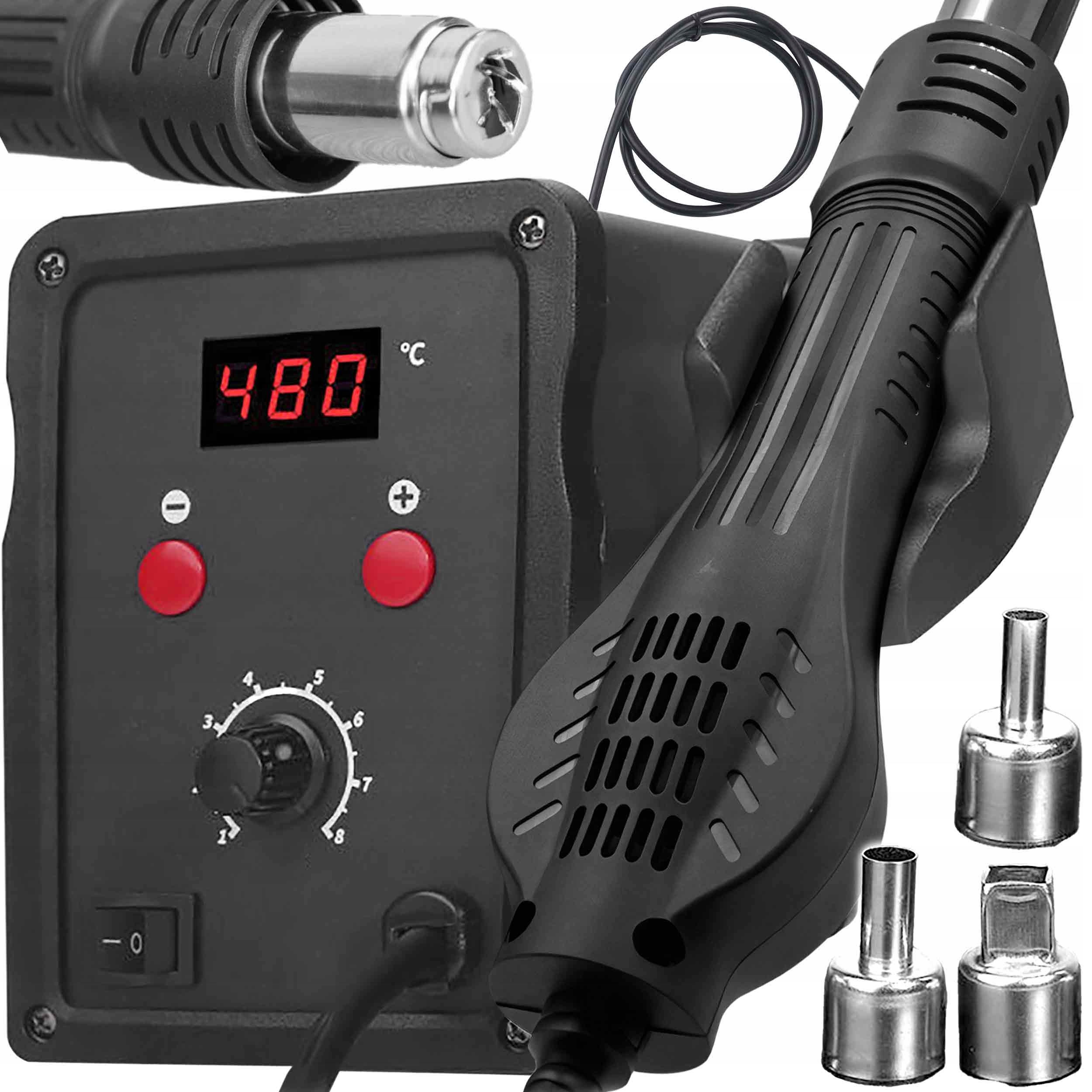 Spawarka Do Plastiku Hot Air na Gorące Powietrze Lutownica 750W 100-480C