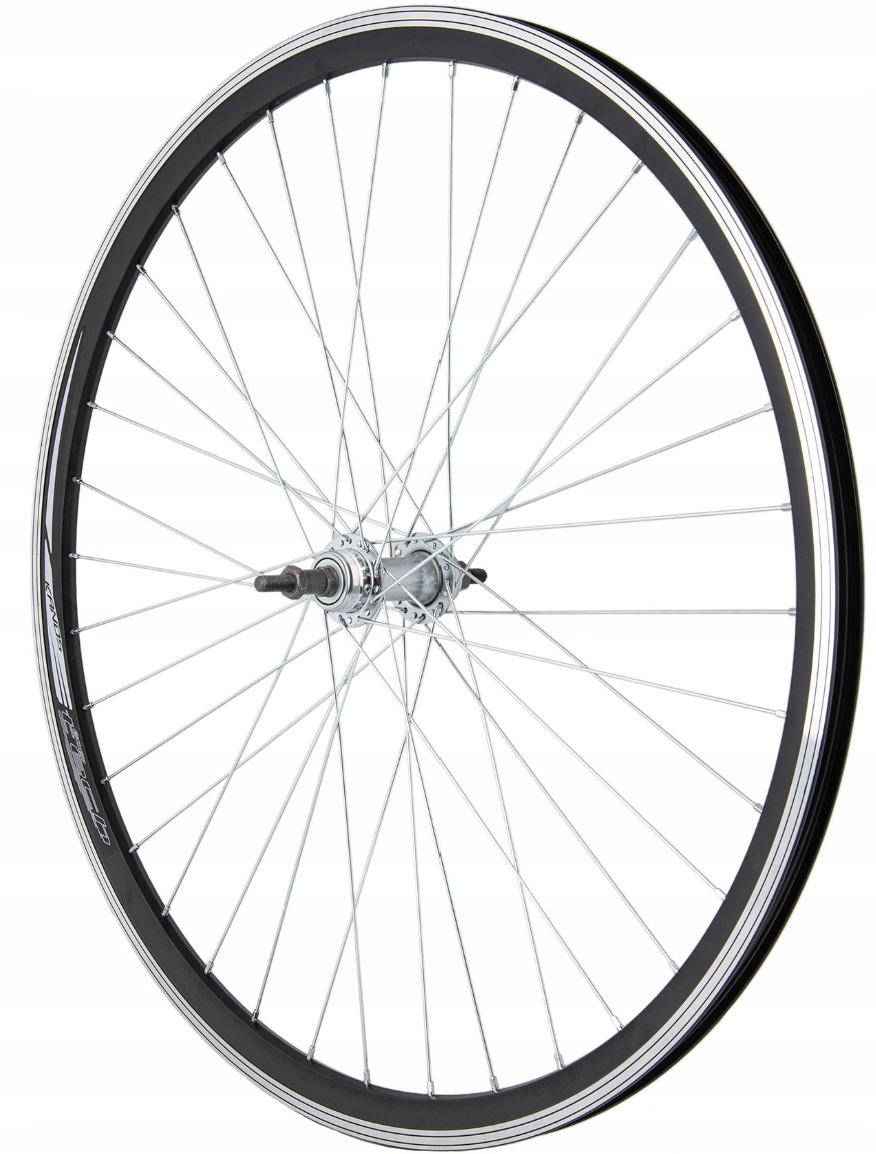 Kolo Na Kolo 28 Palců Zadní Volnoběžka Hliníková Kuželová V-brake Černá