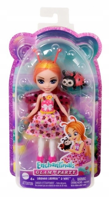 ENCHANTIMALS LALKA I ZWIERZĄTKO BIEDRONKA HNT57