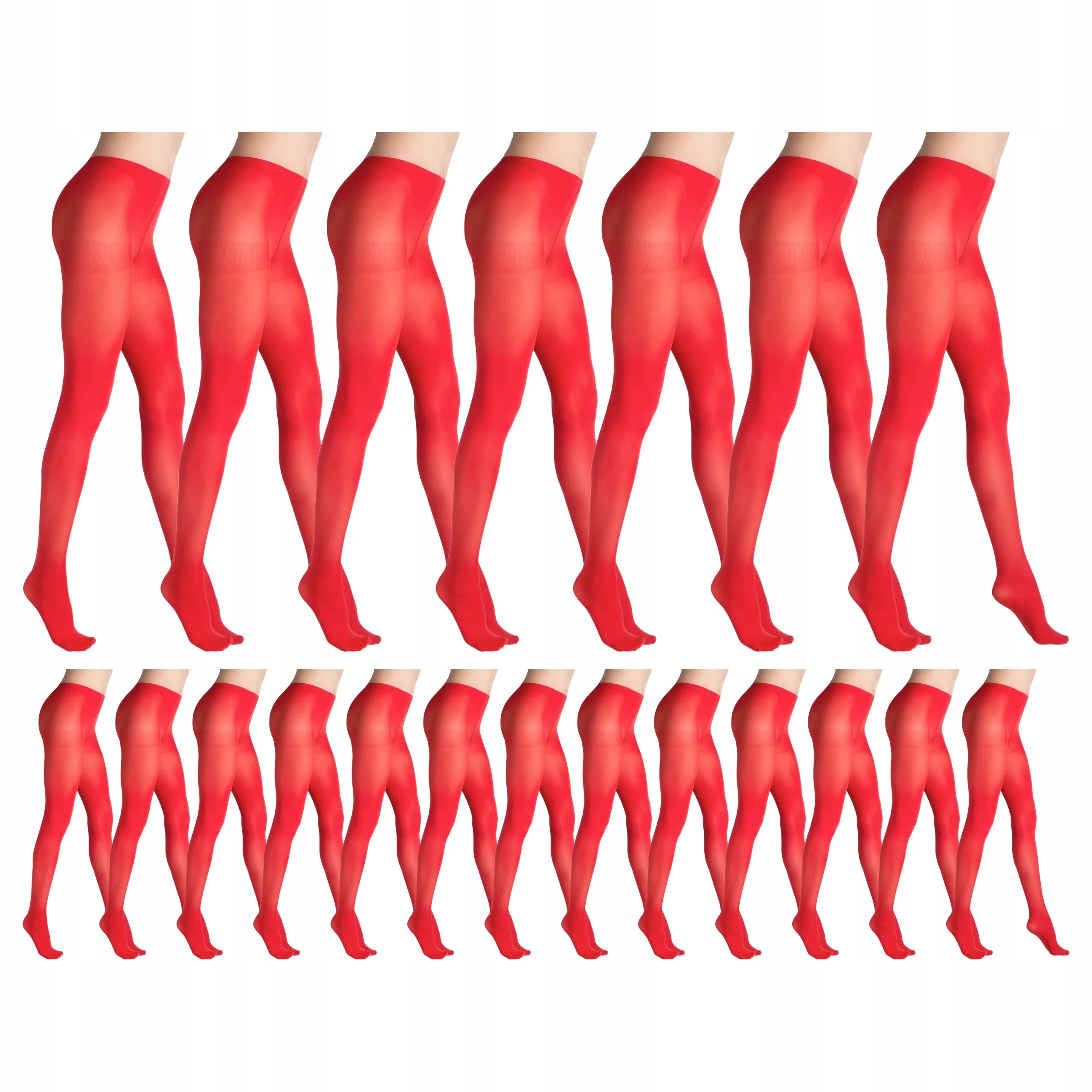 20 x Punčocháče 40 den matné krycí Tonic 40 Marilyn 3-M New Red