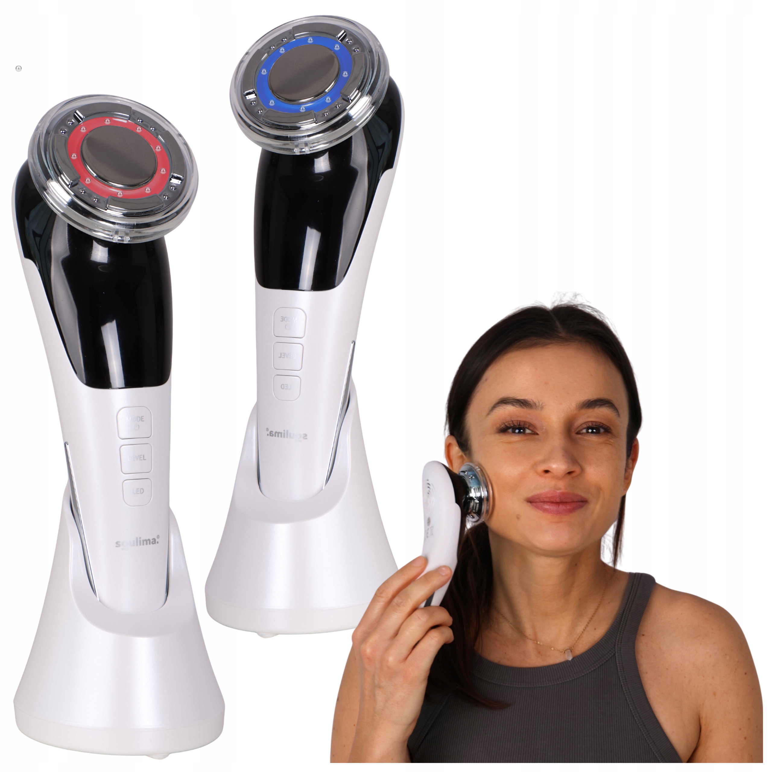 Masážní Přístroj Na Obličej Liftingový Ems Mezoterapia Lifting Domácí Hydratace