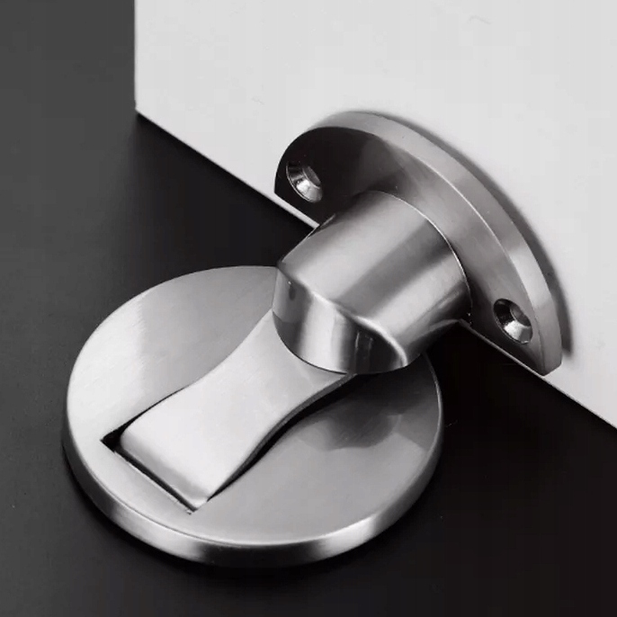 ODBOJNIK MAGNETYCZNY STOPER DO DRZWI SREBRNY MOCNY Kod producenta D043