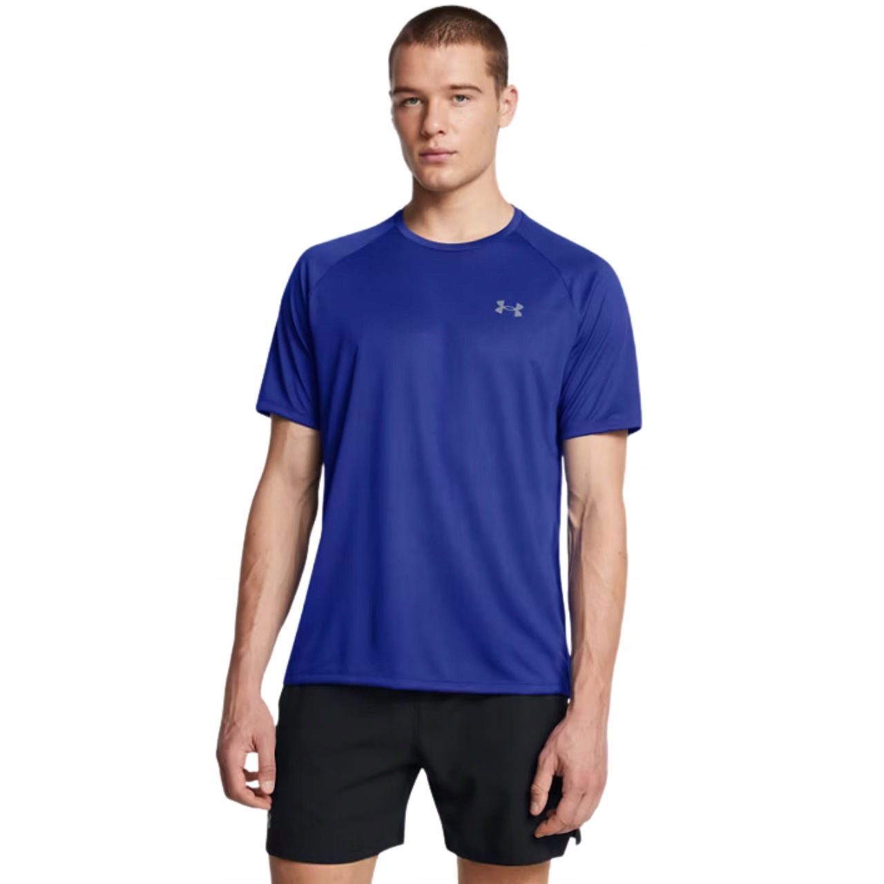 Tričko Under Armour Tech 2.0 Ss modré 1326413 400 S