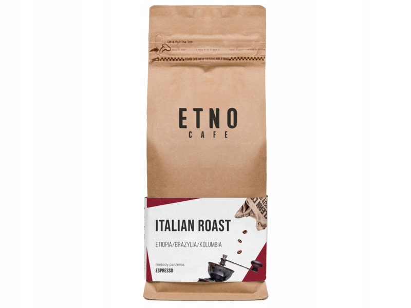 Kawa ziarnista Etno Cafe Italian Roast Arabica 1 kg