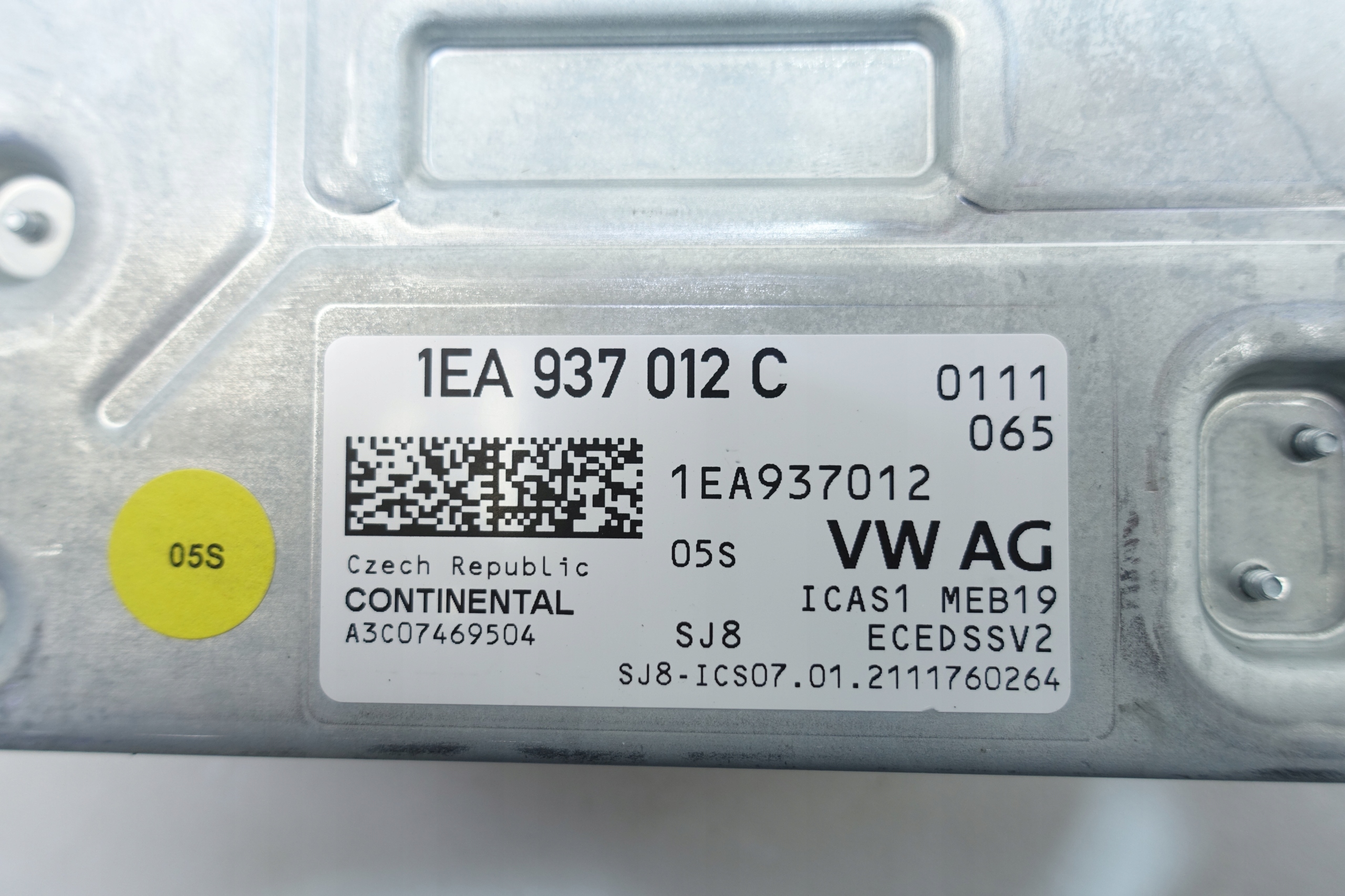 comfort control unit GATEWAY VW ID3 ID.3 1EA937012C