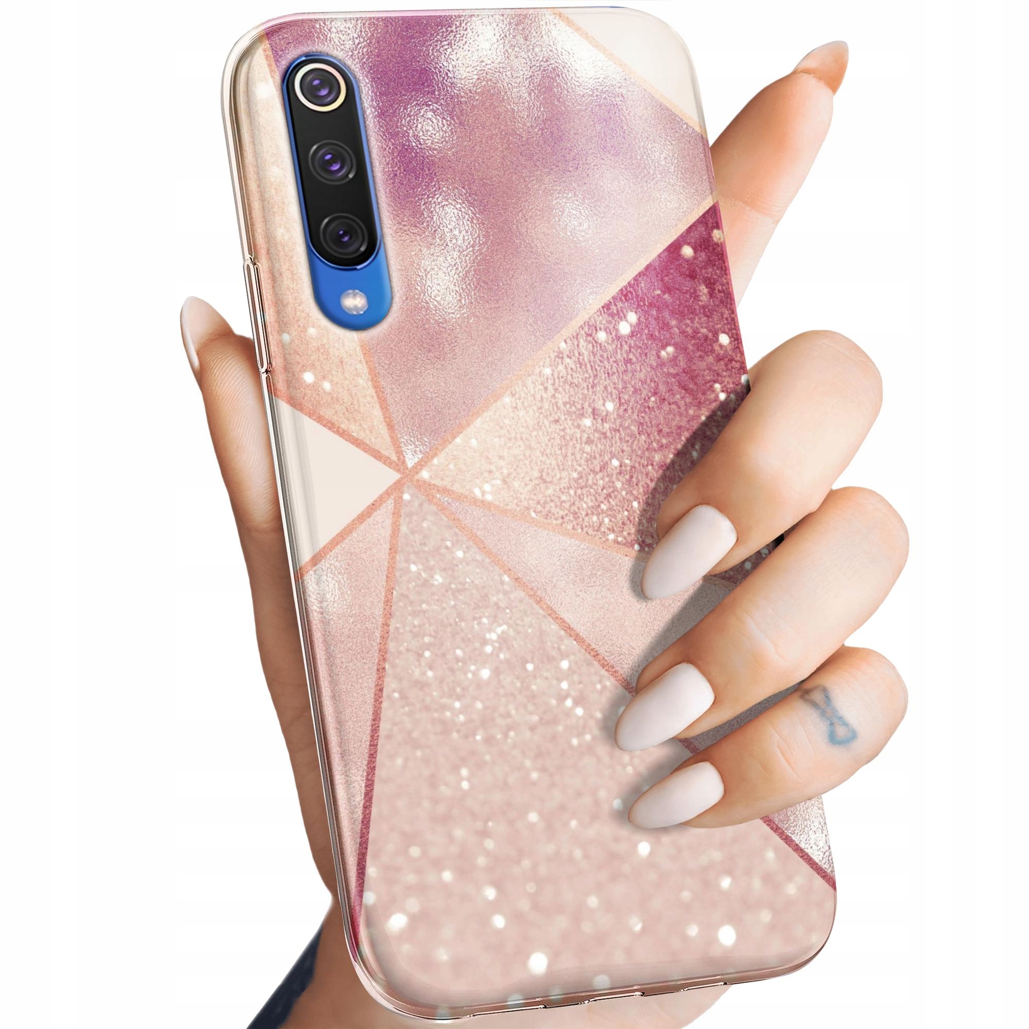 

Etui do Xiaomi MI 9 Różowe złoto Obudowa