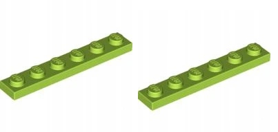 

Lego płytka 1x6 limonka 4529160 3666 - 2 szt