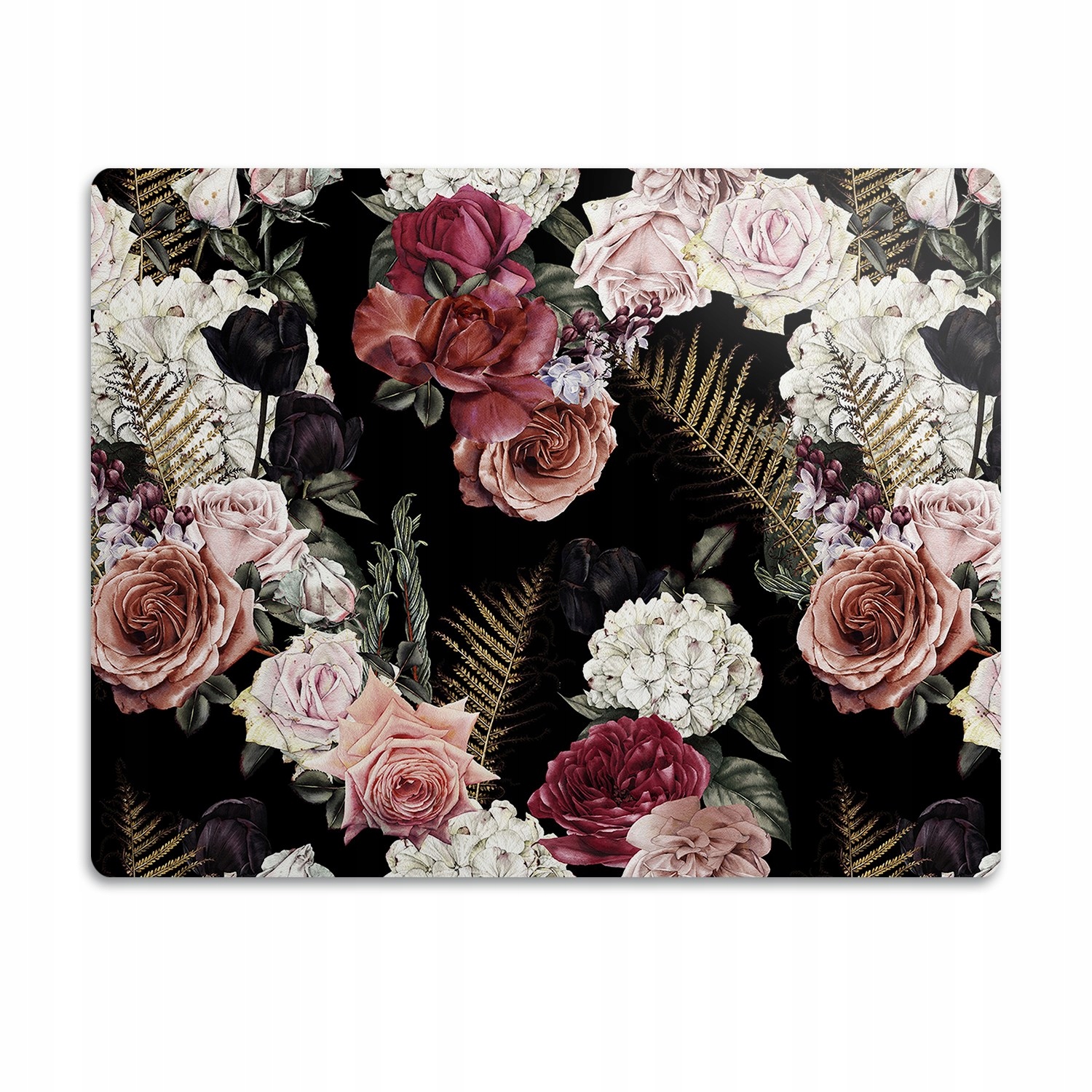 Levně Voděodolná podložka pod misku Tmavá zahrada 60x40 cm