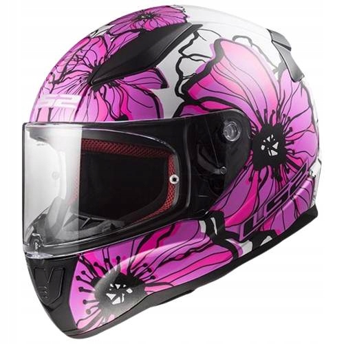 Prilba LS2 FF353 Rapid II Poppies Pink-06 M