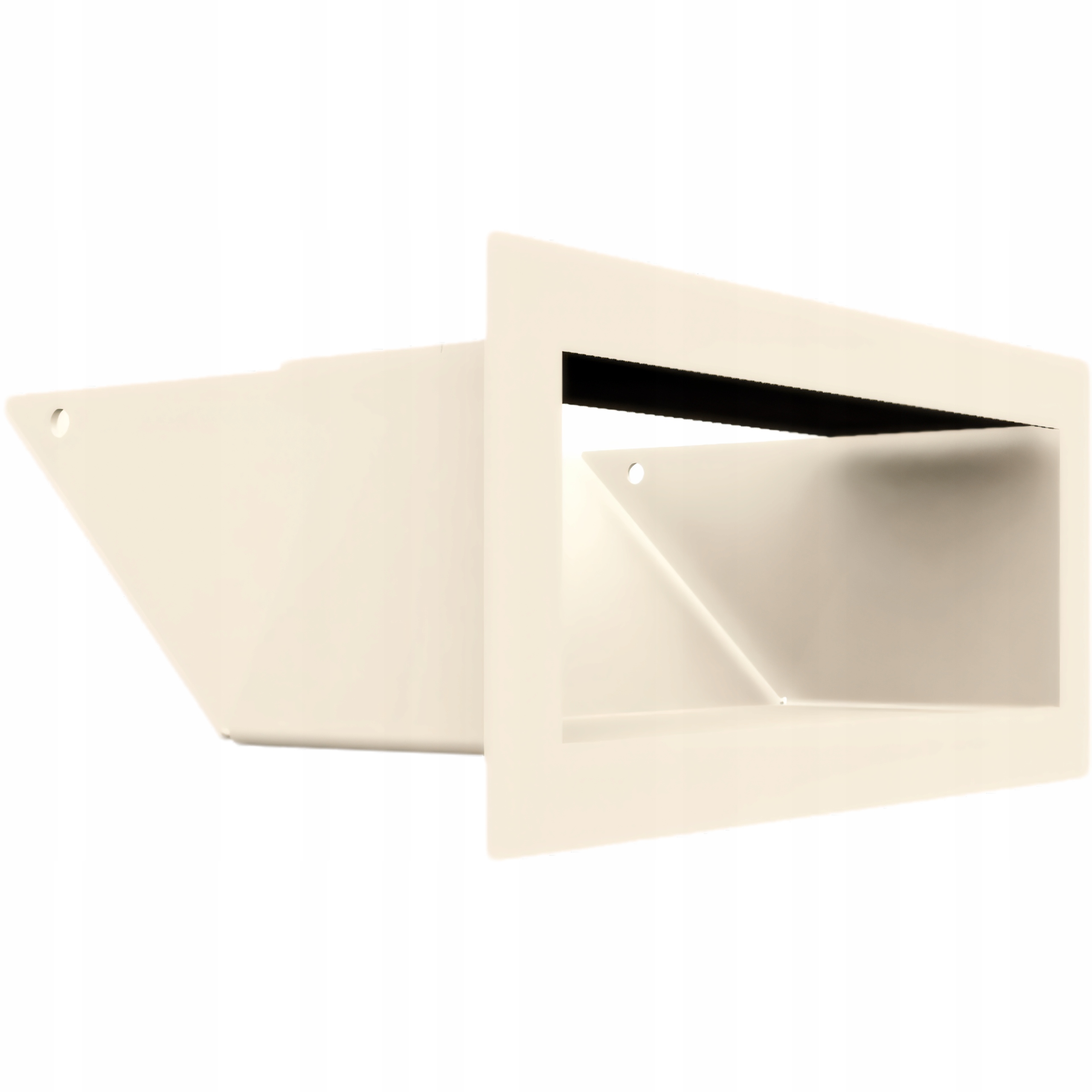 Větrací krbová mřížka Luft Sf Slim 9x20 cm, krémová