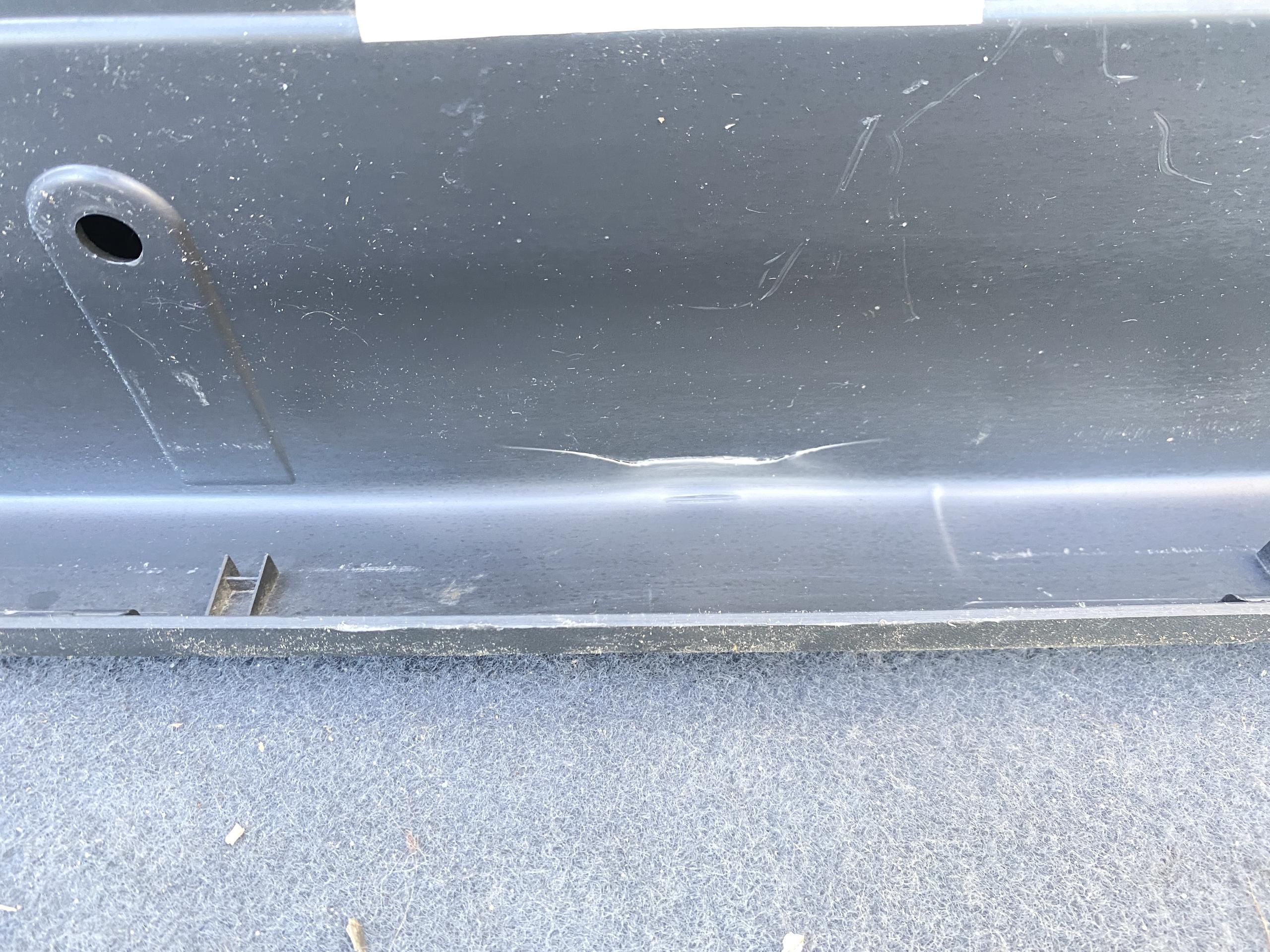 SPRINTER 907 910 17- cap STOPIEN threshold rear grey A9078851100 original
