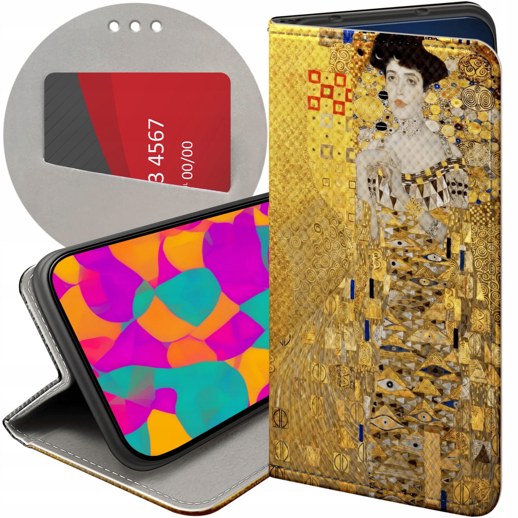 Etui Z Klapką Do Samsung Galaxy J7 2017 Klimt Gustav Pocałunek Case