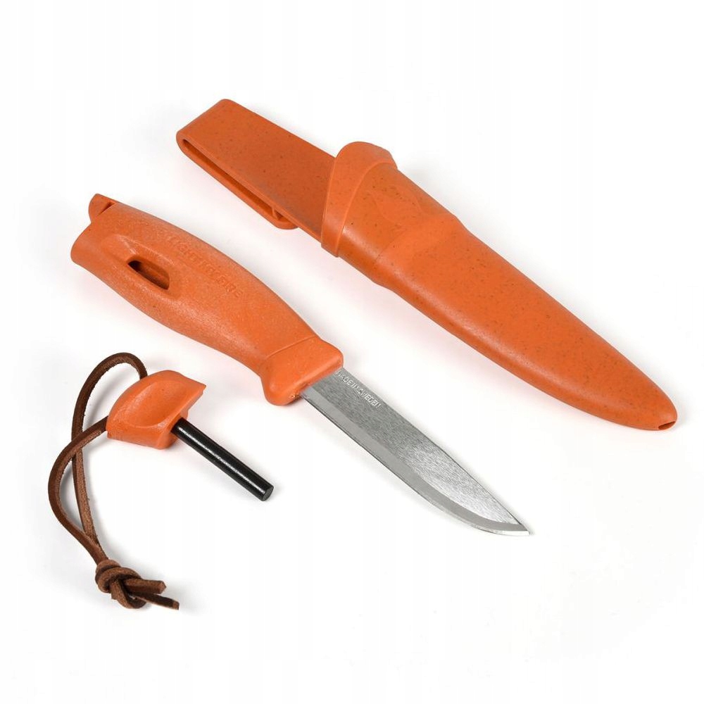 Nóż survivalowy Light My Fire Fireknife z krzesiwem pomarańczowy