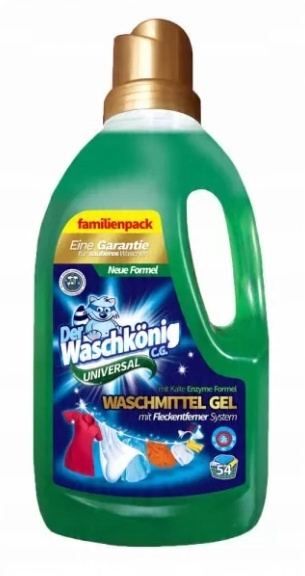 

Waschkonig żel do prania Universal 1,625L 54pr De